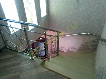 Лестница в дома из кирпича, проект К-210 в Кемерово